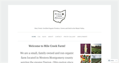 Desktop Screenshot of milecreekfarm.com