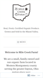 Mobile Screenshot of milecreekfarm.com